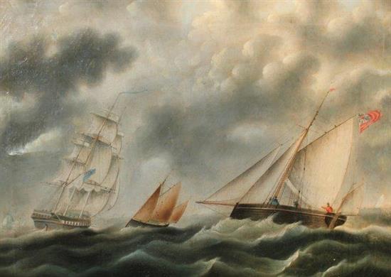 Early 19th century marine painting